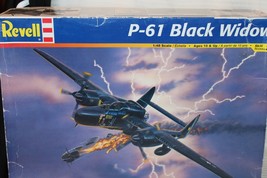 1/48 Scale Revell, P-61 Black Widow Airplane Model Kit #85-7546 Open Box - $90.00