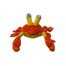 Kohls Cares Plush Crab Orange yellow Plush Pout Pout Stuffed Doll Toy - £8.53 GBP