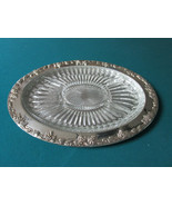 Gorham Silverplate Tray With Divided Glass Insert 16 X 12&quot;  [*MET2] - $109.96 CAD
