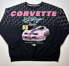 GM Corvette Racing Graphic Women&#39;s Sweatshirt Black Size Medium - £10.95 GBP