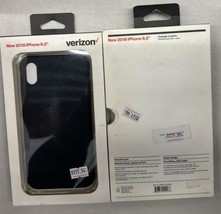 Verizon Drop Protection Black Phone Back Case For Apple iPhone XS Max - $8.99