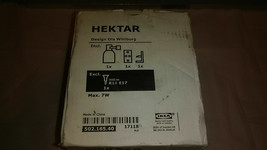 IKEA Hektar Corded Light Fixture Wall/Clamp Spotlight Dark Gray  502.165.40 - $34.99