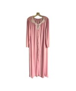 Vintage Shadow Line Pink Ivory Lace Robe Nylon Women’s Size Medium Loung... - $19.81 CAD