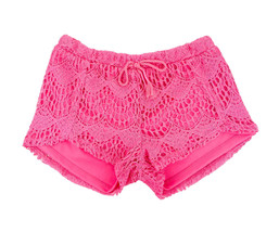 DKNY Girls Beautiful Crochet Lace Shorts 6X - £15.64 GBP