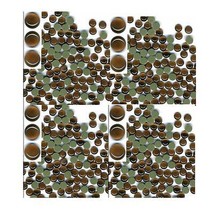 CATS EYE Rhinestones 5mm Hotfix   ROOTBEER    2 Gross  288 Pieces - $9.75