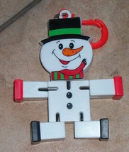 avon Christmas ornament snowman adjudstable to several shapes new - $9.75