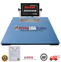 Floor Scale 5&#39;x5&#39; (60&quot;x60&quot;) Platform Pallet scale 20,000 LB by 1 LB accuracy - £2,074.32 GBP