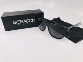 NEW DRAGON DR516S 001 Jet Black MIX Sunglasses with Grey Lenses - $59.35