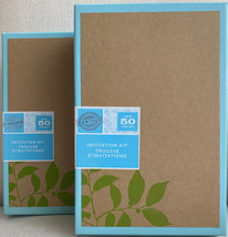Lot of 2 Boxes/50 Gartner Botanical Invitation Kit  - 100 Total - NEW - $21.99