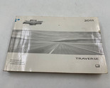 2011 Chevrolet Traverse Owners Manual OEM K04B35008 - £21.17 GBP
