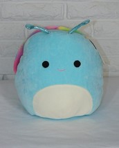 Squishmallow Sid Snail 11&quot; Blue Tie Dye Shell Kelly Toys Plush Stuffed NWT - $14.79