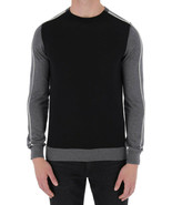 Hugo Boss Mens Black Grey Estivo Wool Blend Crew Neck Sweater X-Large XL... - $227.47 CAD