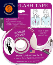 Braza Flash Tape - Double Sided Clear Adhesive Clothing, Fabric and 1 Co... - £16.48 GBP