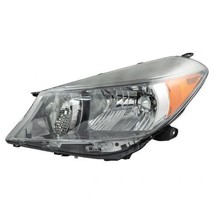 Headlight For 2012-2014 Toyota Yaris Driver Side Black Chrome Housing Clear Lens - £130.33 GBP