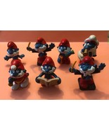 U-PICK, 7 VINTAGE PAPA SMURFS, PEYO SCHIEICH &amp; BULLY, HONG KONG, 70s - 80s - $5.99+