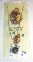 St. Anthony Necklace &amp; Charm From Franciscan Friars Of The Atonement Pray for Us - £9.59 GBP