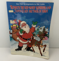 Rudolph the Red-Nosed Reindeer And Santa Claus Are Back In Town Sheet Music Book - $7.45