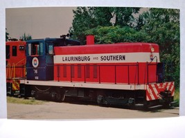 Railroad Postcard Train Locomotive Laurinburg &amp; Southern Spirit Of 76 Patriotic - £5.97 GBP