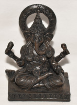 Vtg Bella Ganesha Statue Lord Ganesha Small 3.75&quot; Elephant Hindu God Buddhism - $24.95