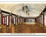 Hotel Gibson Louis XVI Ball Room Cincinnat Ohio OH UNP WB Postcard V21 - $2.92