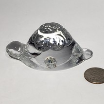 Elson Reigmyre Kristall Sweden Crystal Glass Turtle Paperweight Swedish Signed - £16.04 GBP