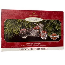 Heritage Springer Harley-Davidson Motorcycle Hallmark Keepsake Ornament 1999 - $8.99