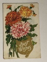 1910 Best Wishes Postcard Antique Hillsboro Ohio - £4.43 GBP