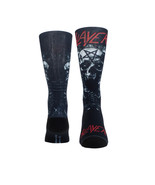 Slayer Thrash Skull Decorated Novelty Crew Socks by Perri Men 7-12 Women... - $27.43 CAD