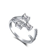 3Ct Round Simulated Diamond  Eternity Ring 925 Sterling silver - $34.41 CAD