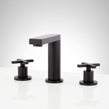 Signature Hardware 461709 Bilancio Widespread Bathroom Faucet with Pop-Up Drain - £191.07 GBP