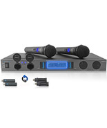 TPro Professional Dual UHF Rechargeable Wireless Microphone System with ... - €188,58 EUR