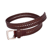 Women&#39;s Braided Brown Belt 36&quot; - $11.45