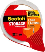 Scotch Long Lasting Storage Shipping Packaging Tape, 1.88&quot; x 38.2 yd, 6 Roll - £30.36 GBP