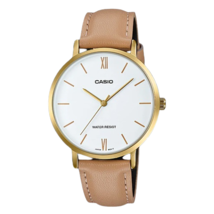 Casio Woman Leather Band Analogue Wrist Watch LTP-VT01GL-7B - £32.35 GBP