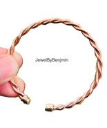 Pure Copper Tensor Ring Bangle Bracelet, Copper round cuff adjustable ba... - $1,131.73 MXN