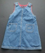 Vintage Tommy Hilfiger 4T Girls Denim Blue Dress Jumper  - £14.95 GBP