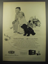 1950 Du Mont Westminster II Television Advertisement - art by Norman Rockwell - £14.72 GBP