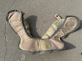 GENUINE USGI DESERT YOKE AND COLLAR PROTECTOR WITH INSERTS  - SIZE MEDIUM - $20.00