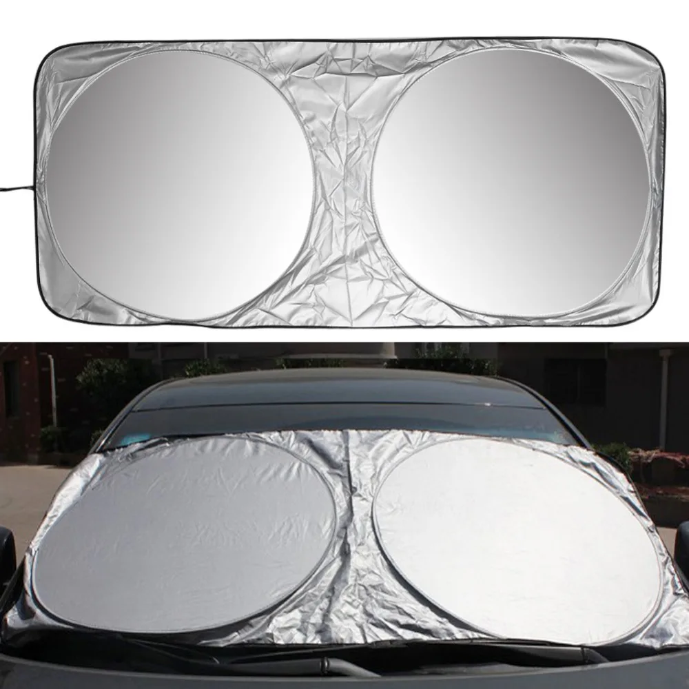 150 X 70cm Car   Shade Front Rear Window Film Windshield  Cover UV Protect Refle - £54.41 GBP