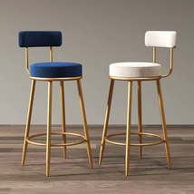 Modern Golden Bar Chair with Minimalist High Nordic Design - £17.58 GBP+