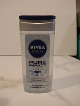 NIVEA Pure Impact Mens Shower Gel with Purifying Micro Particles 8.45 Oz (250ml) - £12.55 GBP