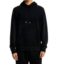 Sunspel Sweatshirt Hoodie Oversized French Terry Black Loopback Size 2XS - $59.39