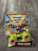 Monster Jam Truck Spin Master GRAVE DIGGER 1:64 Series 35 RARE 2024 True... - $12.19