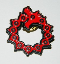 Seven Deadly Sins Anime Red Tyrant Dragon Logo Metal Enamel Pin NEW UNUSED - $7.84