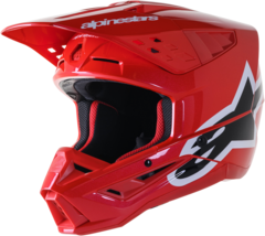 New Alpinestars SM5 Corp Bright Red Helmet MX Motocross Moto ATV Adult - £234.51 GBP