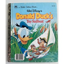 A Little Golden Book Walt Disney&#39;s Donald Ducks&#39;s Toy Sail Boat 1990-195... - $10.95