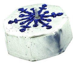 Metallic Snowflake Candles - $5.64