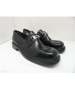 Casual Fridays Metro Men&#39;s Slip-On Leather Oxford Black Size 13M - £34.24 GBP