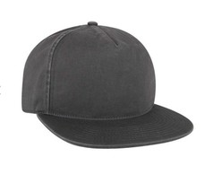 New Gray 5 Panel Low Profile Dad Hat Cap Garment Washed Unstructured Flat Buckle - £10.32 GBP