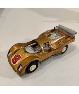 Tootsie Toy Gold FERRARI AUTO 4” Long  - $169.35 MXN
